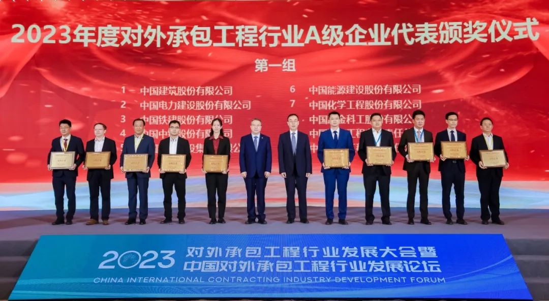 2023年度对外承包工程行业A级企业名单发布