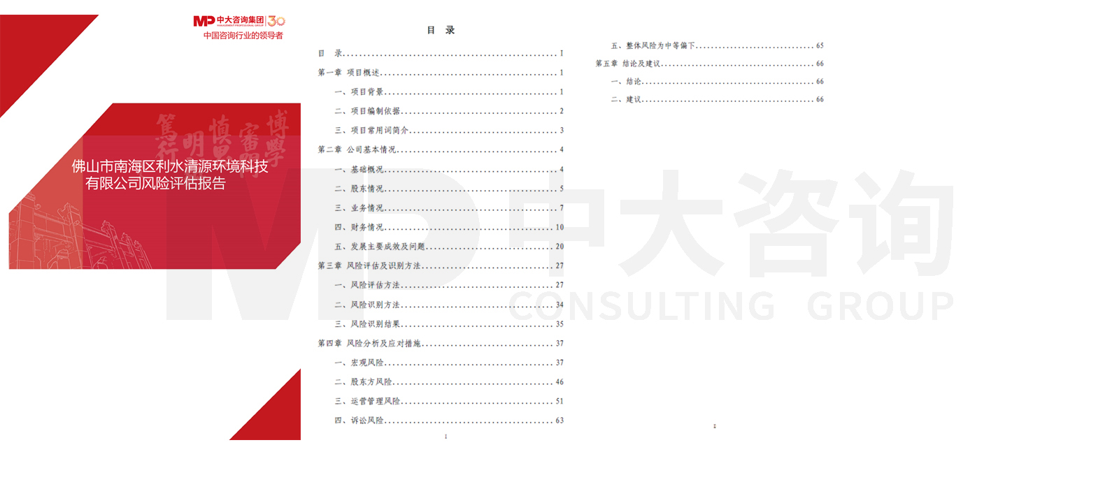 佛山市南海区利水清源环境科技有限公司风险评估项目